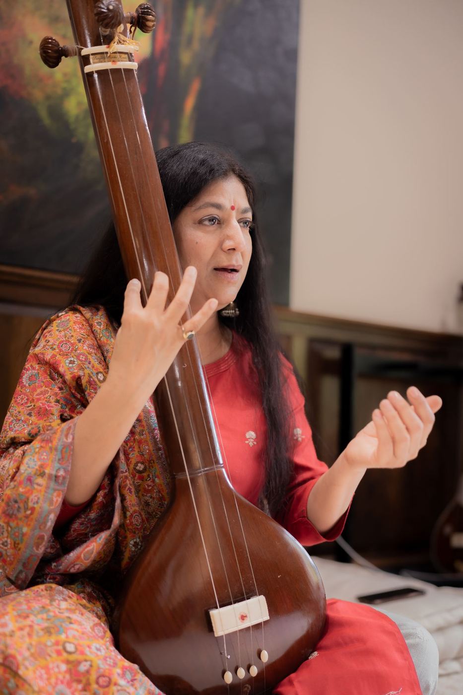 Teaching by the tanpura